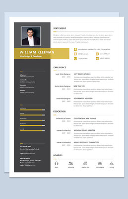 網(wǎng)頁(yè)設(shè)計(jì)師個(gè)人求職簡(jiǎn)歷